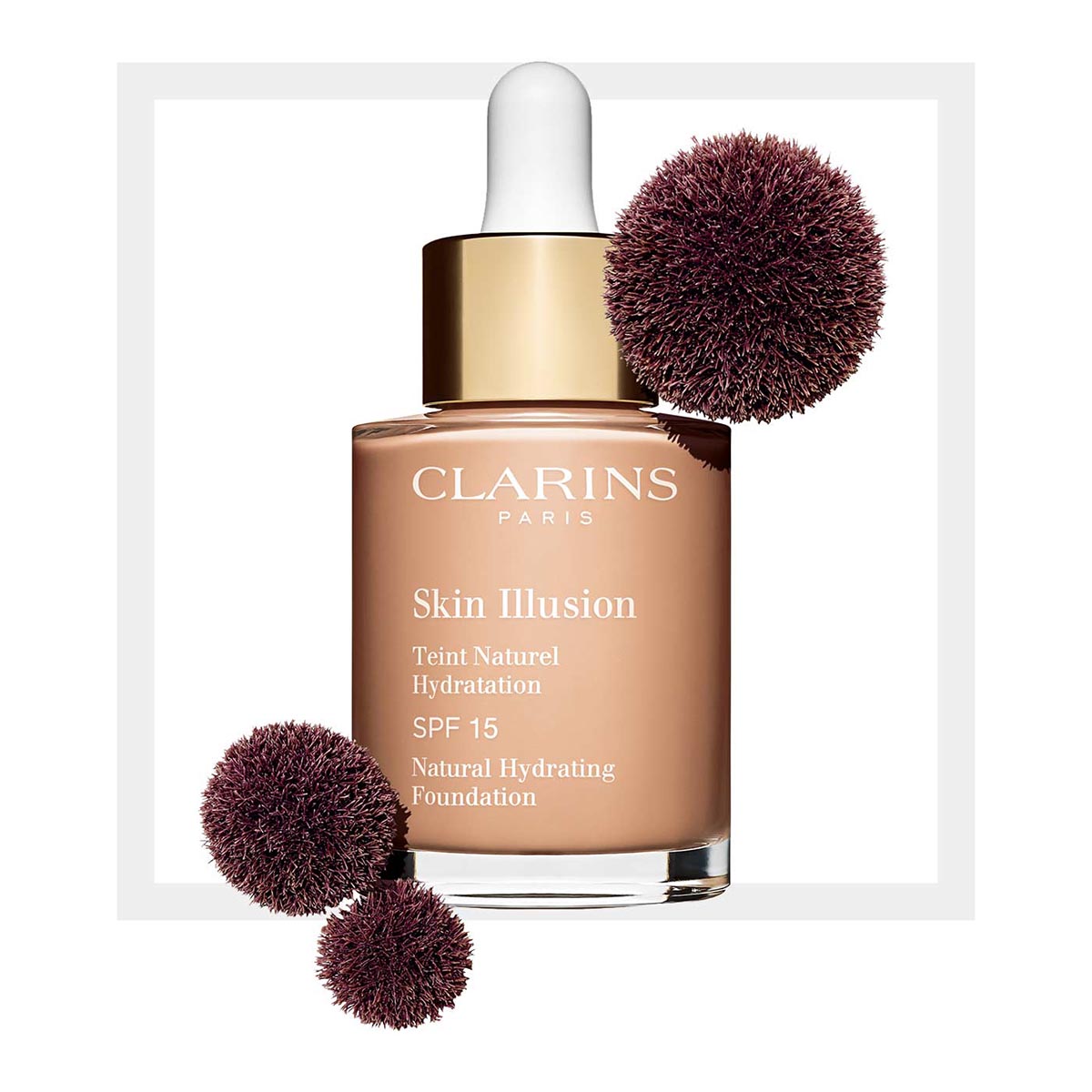 Clarins Skin Illusion Base Spf15 107 Beige 30Ml